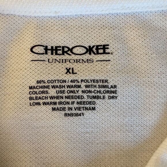 Cherokee NWT Mens Short Sleeve White Polo Shirt. Size XL. - Picture 5 of 5
